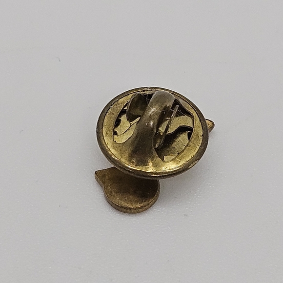 Boy Scouts Webelos Naturalist Pin red on gold vintage - Picture 2 of 3